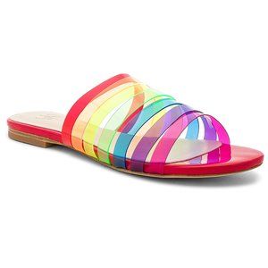 Lovers + Friends X Raye Rainbow Jorie Sandals 7